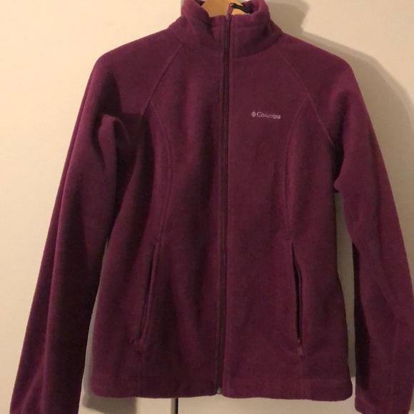 Columbia Purple Fleece Zip-Up - Picture 1 of 4